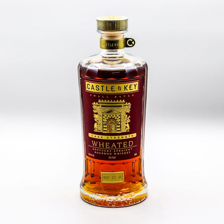 Castle & Key Cask Strength Wheated Bourbon Whiskey 750ml.