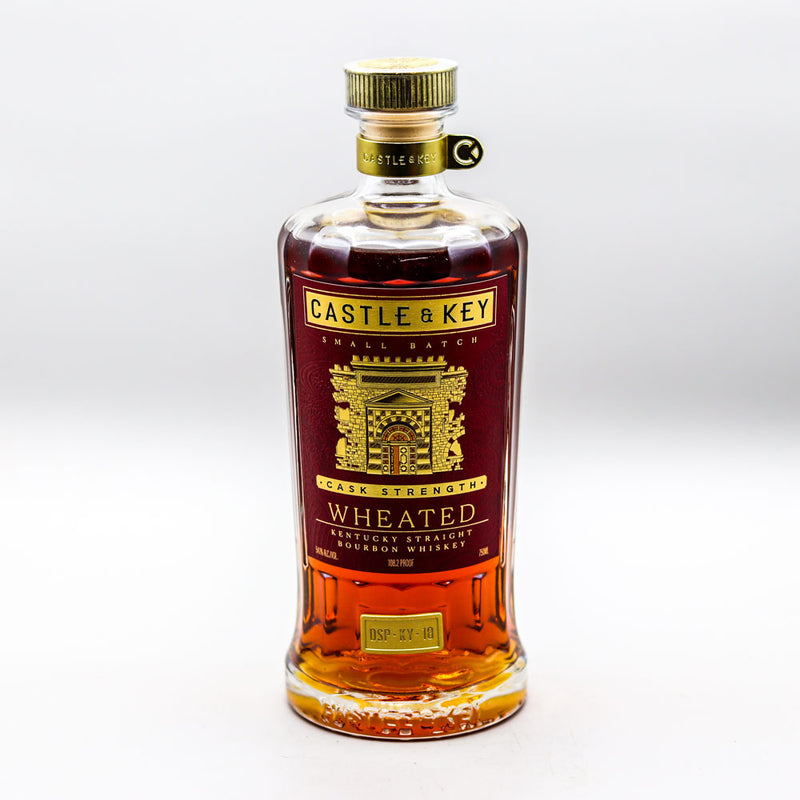 Castle & Key Cask Strength Wheated Bourbon Whiskey 750ml.