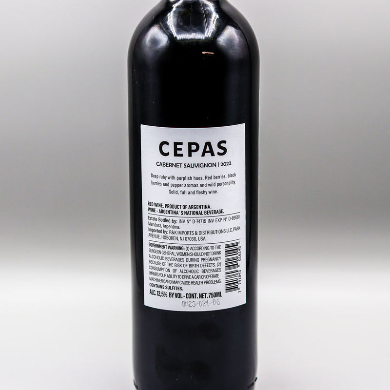 Cepas from the Vine Cabernet Sauvignon Mendoza Argentina 750ml