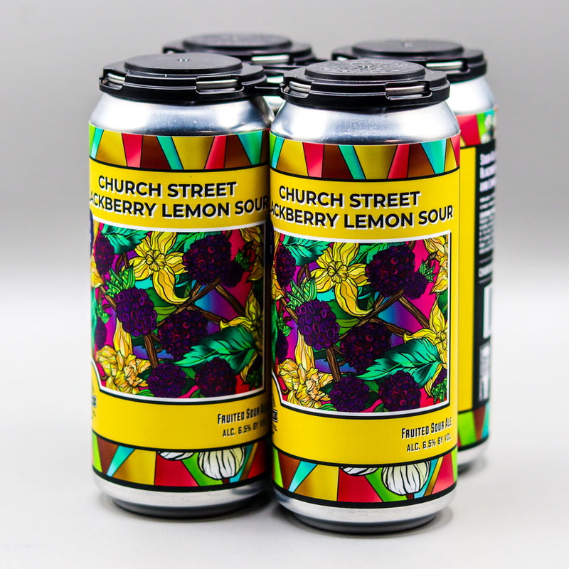 Church Street Blackberry Lemon Sour 16 FL. OZ. 4PK Cans