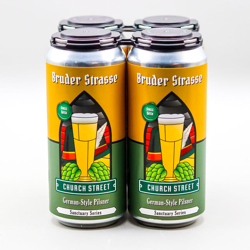 Church Street Bruder Strasse German Pilsner 16 FL. OZ. 4PK Cans