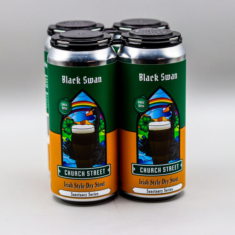 Church Street Black Swan Irish Stout 16 FL. OZ. 4PK Cans