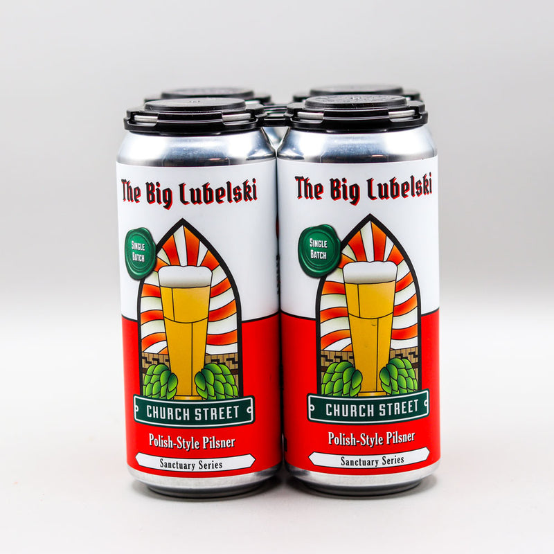 Church Street The Big Lubelski Polish Pils 16 FL. OZ. 4PK Cans