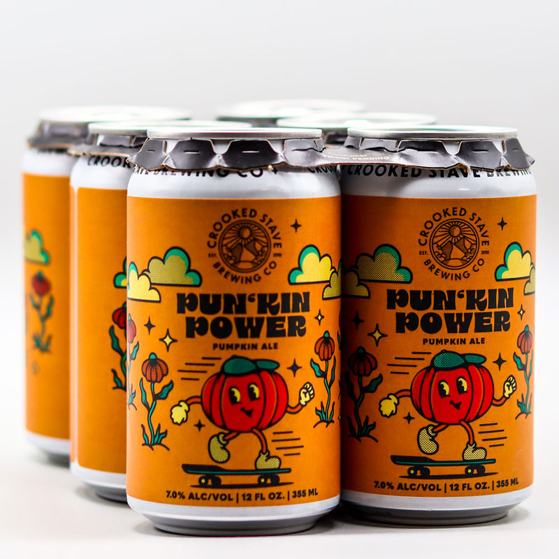 Crooked Stave Pun'kin Power Pumpkin Ale 12 FL. OZ. 6PK Cans