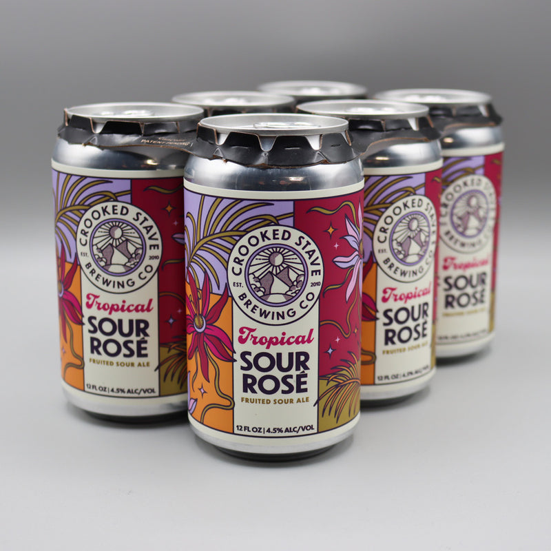 Crooked Stave Tropical Sour Rose 12 FL. OZ. 6PK Cans