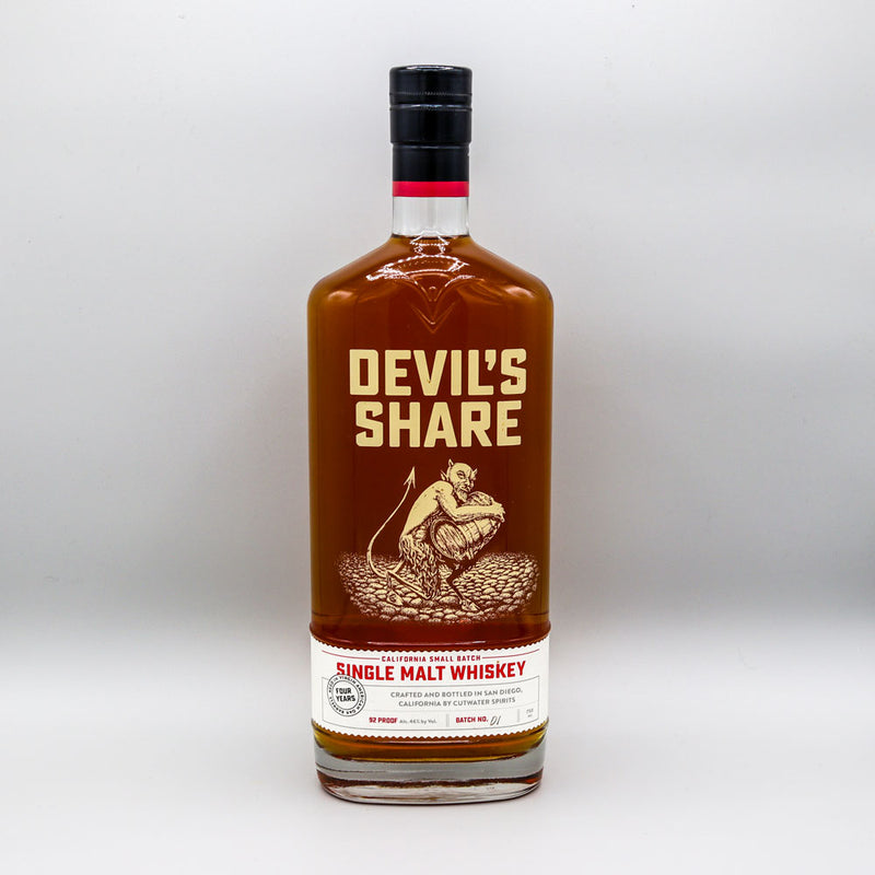 Cutwater Devil's Share Bourbon 750ml.