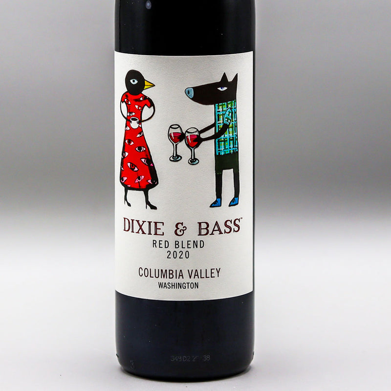 Dixie & Bass Red Blend Columbia Valley Washington 750ml