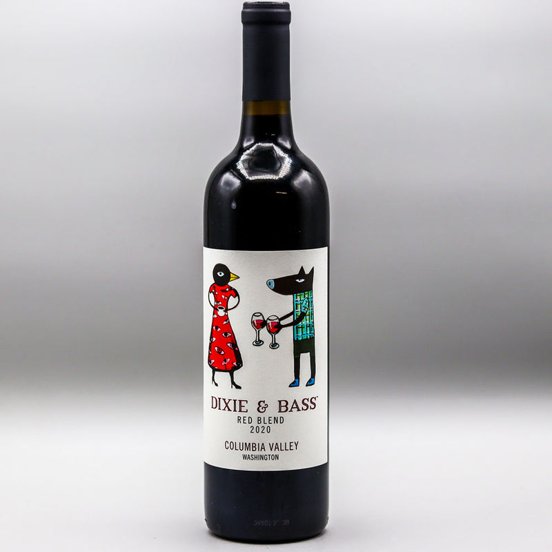 Dixie & Bass Red Blend Columbia Valley Washington 750ml