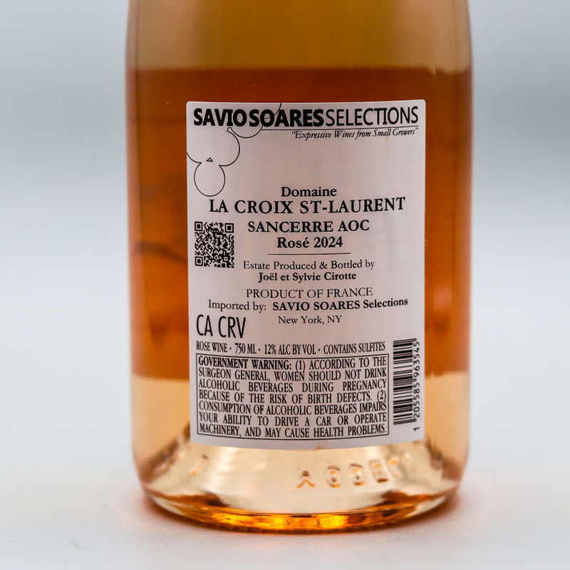 Domaine La Croix Saint Laurent Sancerre Rose Pinot Noir Loire France 750ml