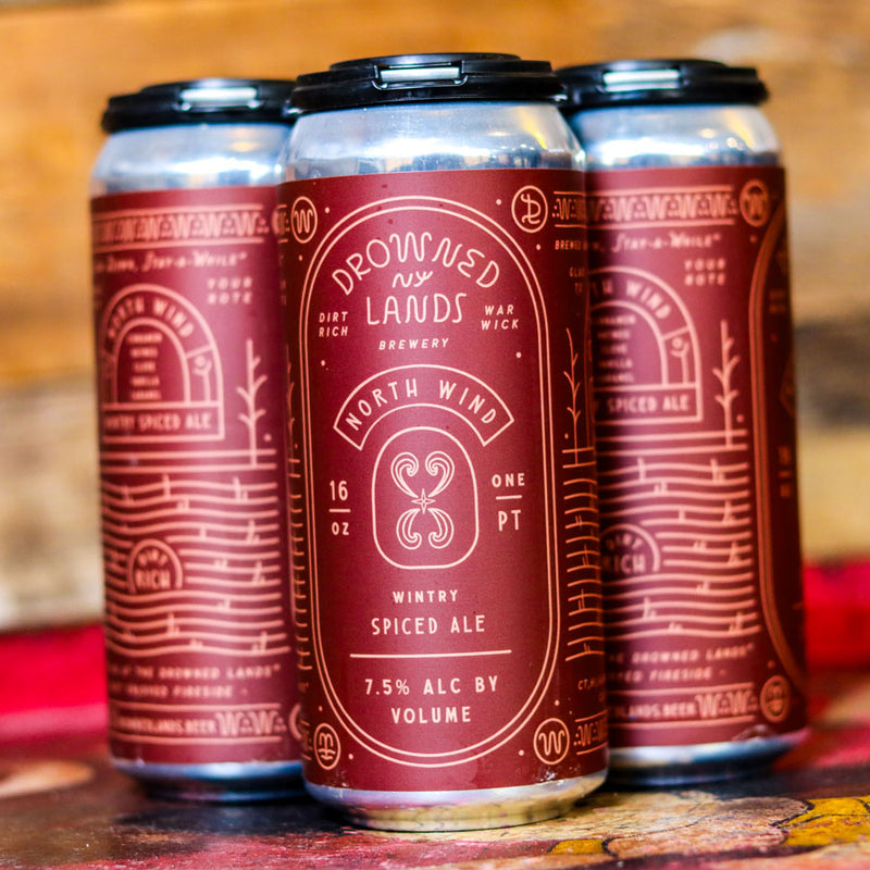 Drowned Lands North Wind Wintry Spiced Ale 16 FL OZ. 4PK Cans