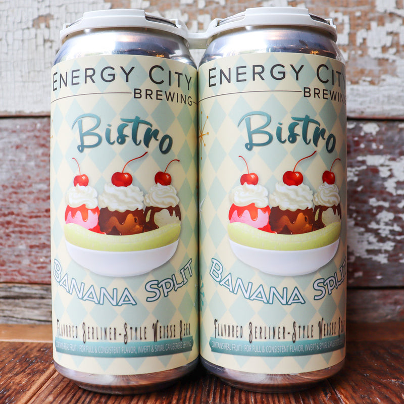 Energy City Bistro Banana Split 16 FL. OZ. 4PK Cans