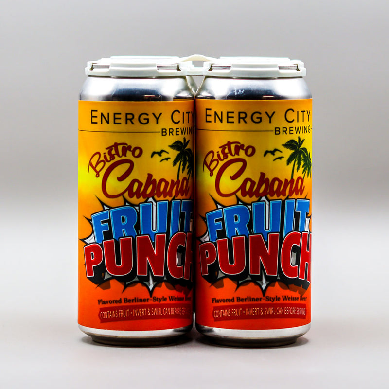 Energy City Bistro Cabana Fruit Punch Berliner-Style Weisse 16 FL. OZ. 4PK Cans