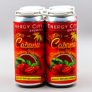 Energy City Bistro Cabana Strawberry Watermelon 16 FL. OZ. 4PK Cans
