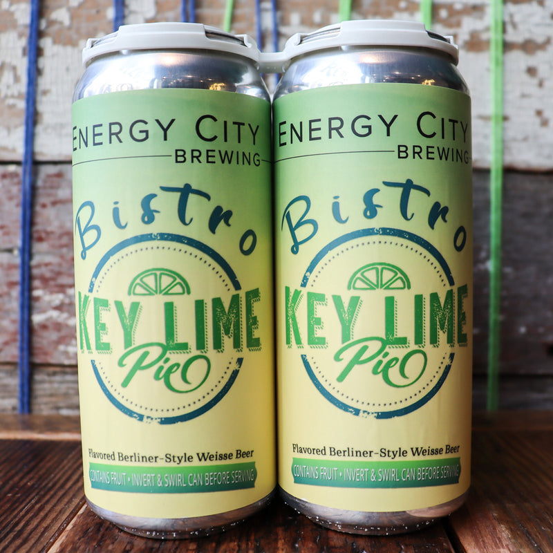 Energy City Bistro Key Lime Pie Flavored Berliner-Style Weisse 16 FL. OZ. 4PK Cans