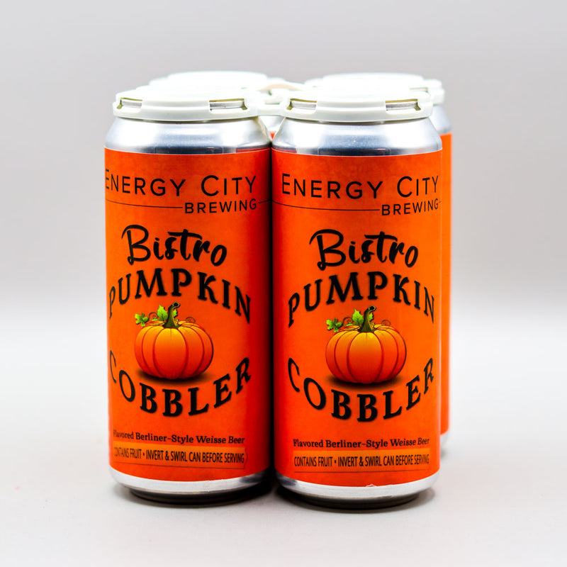 Energy City Bistro Pumpkin Cobbler Berliner Weisse 16 FL. OZ. 4PK Cans
