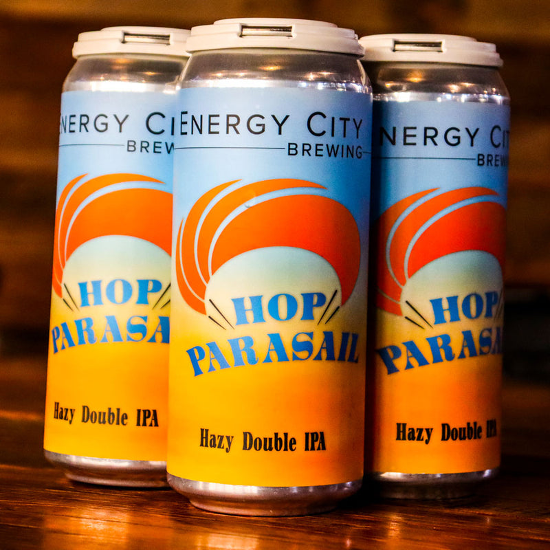 Energy City Hop Parasail Hazy Double IPA 16 FL. OZ. 4PK Cans