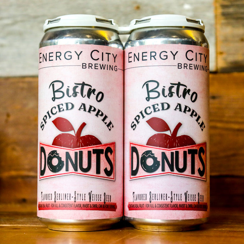 Energy City Bistro Spiced Apple Donuts Berliner Weisse 16 FL. OZ. 4PK Cans