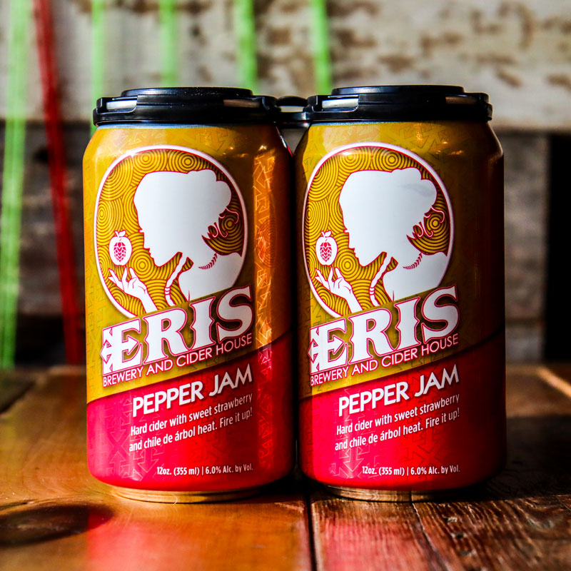 Eris Hard Cider Pepper Jam 12 FL. OZ. 4PK Cans