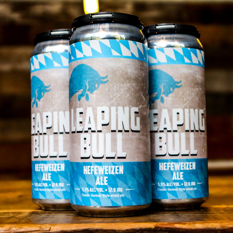 Evil Horse Leaping Bull Hefeweizen 16 FL. OZ. 4PK Cans