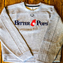 Bitter Pops EvoShield Women's Crop Heather Gray Crewneck