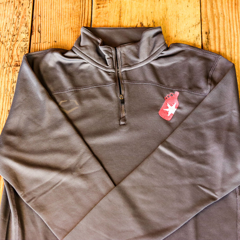 Bitter Pops EvoShield Lightweight Gray Quarter Zip