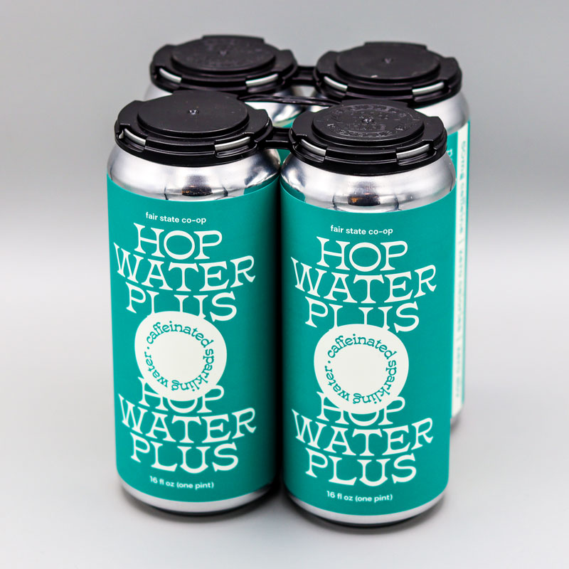 Fair State Hop Water Plus Caffeinated Sparkling Water 16 FL. OZ. 4PK Cans