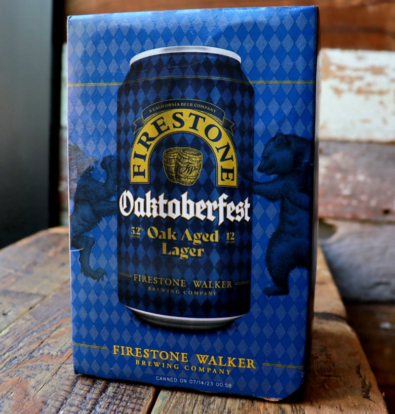 Firestone Oaktoberfest Oak Aged Lager 12 FL. OZ. 6PK Cans