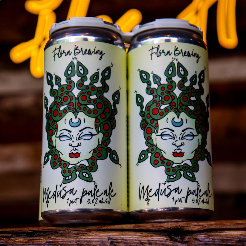 Flora Brewing Medusa Pale Ale 16 FL. OZ. 4PK Cans