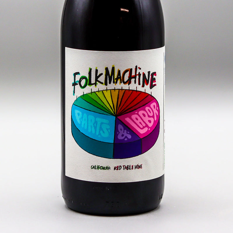 Folk Machine Parts & Labor Red Table Wine Santa Rosa California 750ml