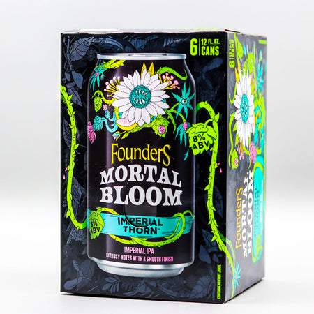 Founders Mortal Bloom Imperial Thorn DIPA 12 FL. OZ. 6PK Cans