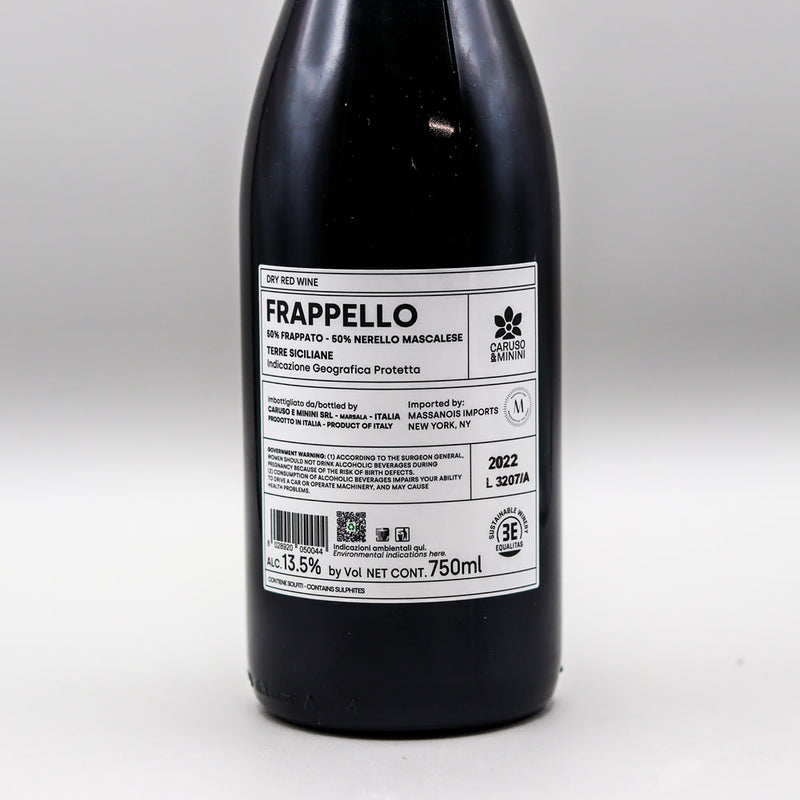 Caruso & Minini Frappello Frappato Nerello Mascalese Red Blend Italy 750ml
