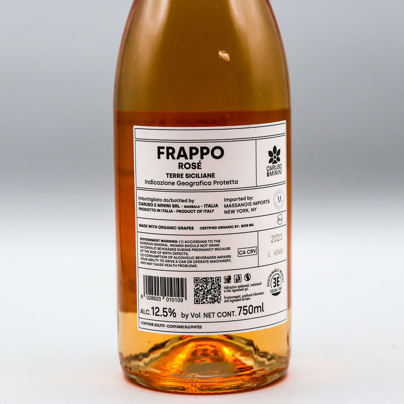 Caruso & Minini Frappo Rose Italy 750ml