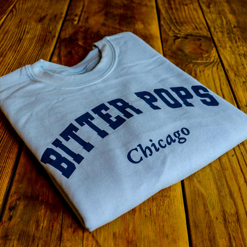 Unisex Gildan Chicago Blue Crewneck Sweatshirt