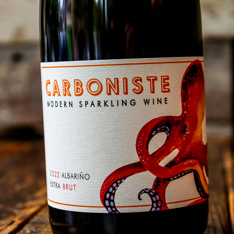 Carboniste Modern Sparkling Wine Albarino Extra Brut Sonoma California 750ml