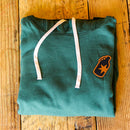 Bitter Pops Unisex Hoodie Hunter Green w/Growler Patch