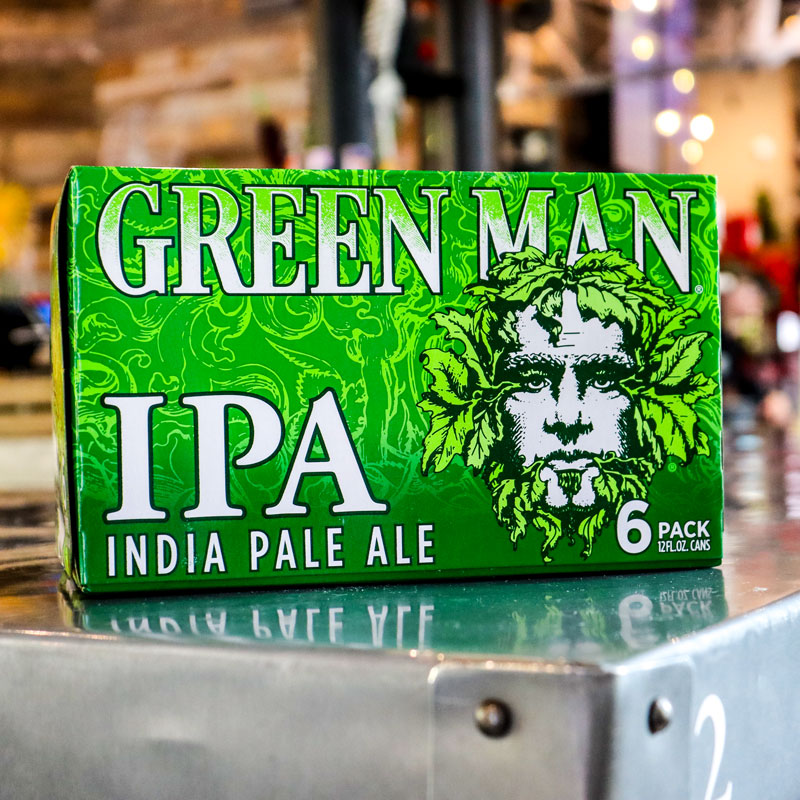 Green Man IPA 12 FL. OZ. 6PK Cans