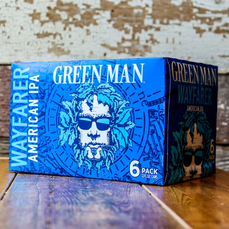 Green Man Wayfarer IPA 12 FL. OZ. 6PK Cans