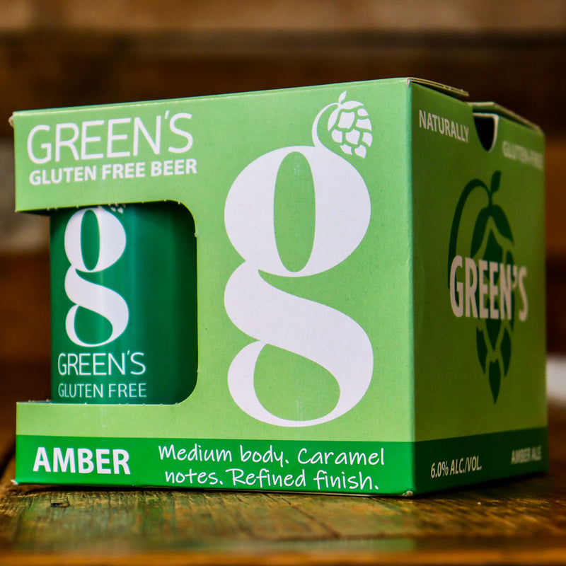 Green's Gluten Free Amber Beer 12 FL. OZ. 4PK Cans
