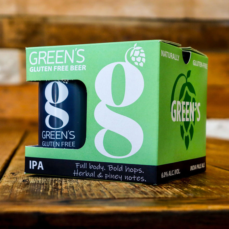 Green's Gluten Free IPA 12 FL. OZ. 4PK Cans