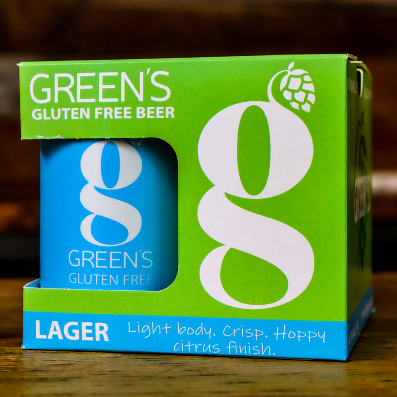 Green's Gluten Free Lager 12 FL. OZ. 4PK Cans
