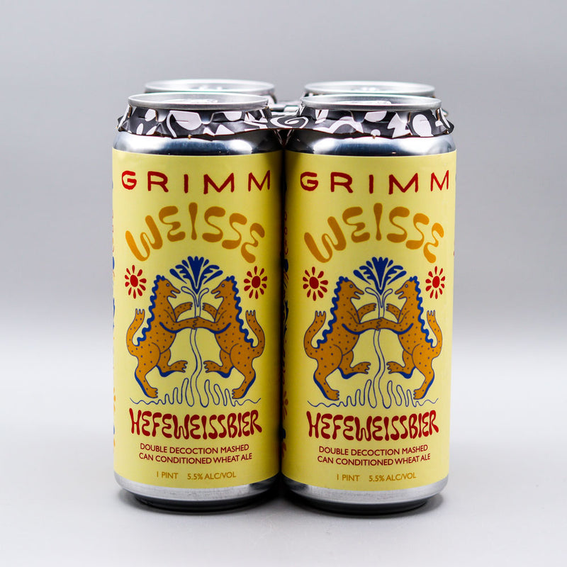 Grimm Weisse Hefeweisbier 16 FL. OZ. 4PK Cans