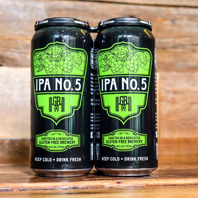 Ground Breaker Gluten-Free IPA No.5 16 FL. OZ. 4PK Cans