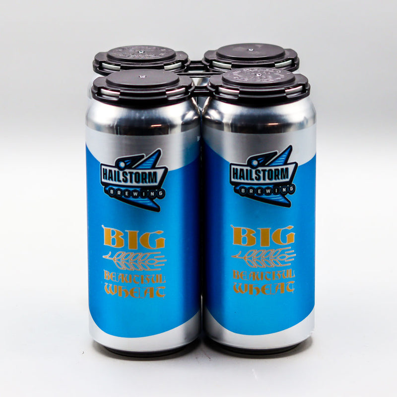 Hailstorm Big Beautiful Wheat Bavarian Hefewizen 16 FL. OZ. 4PK Cans