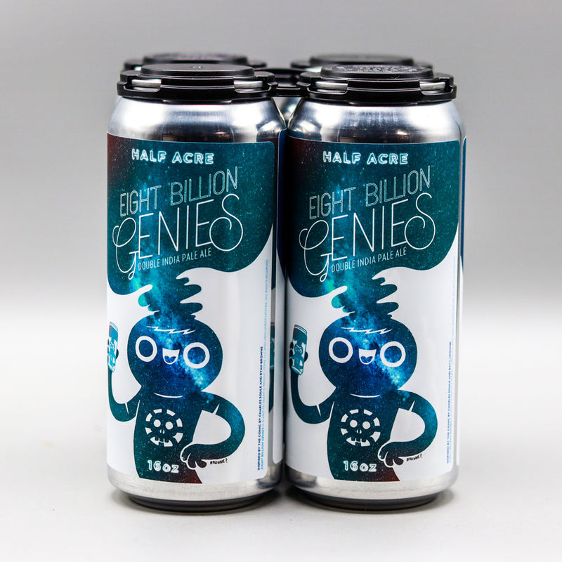 Half Acre Eight Billion Genies DIPA 16 FL. OZ. 4PK Cans