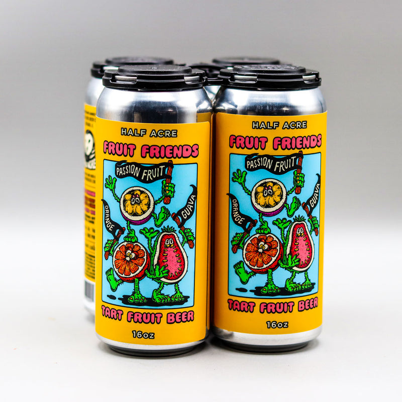 Half Acre Fruit Friends Fruit Beer 16 FL. OZ. 4PK Cans