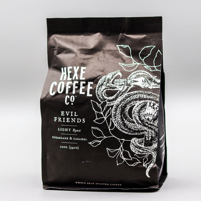 HEXE Evil Friends Light Roast Whole Bean 12 OZ.BAG