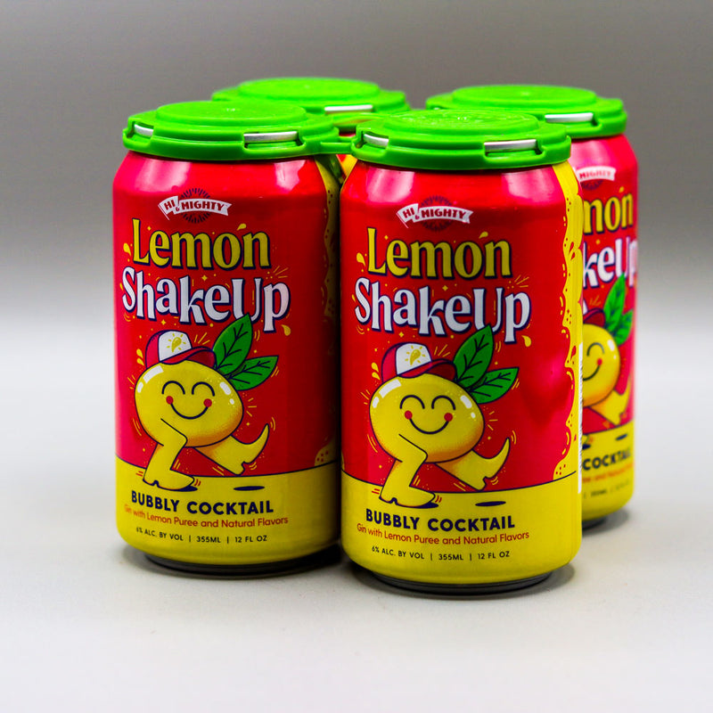 Hi & Mighty Lemon ShakeUp RTD Cocktail 12 FL. OZ. 4PK Cans