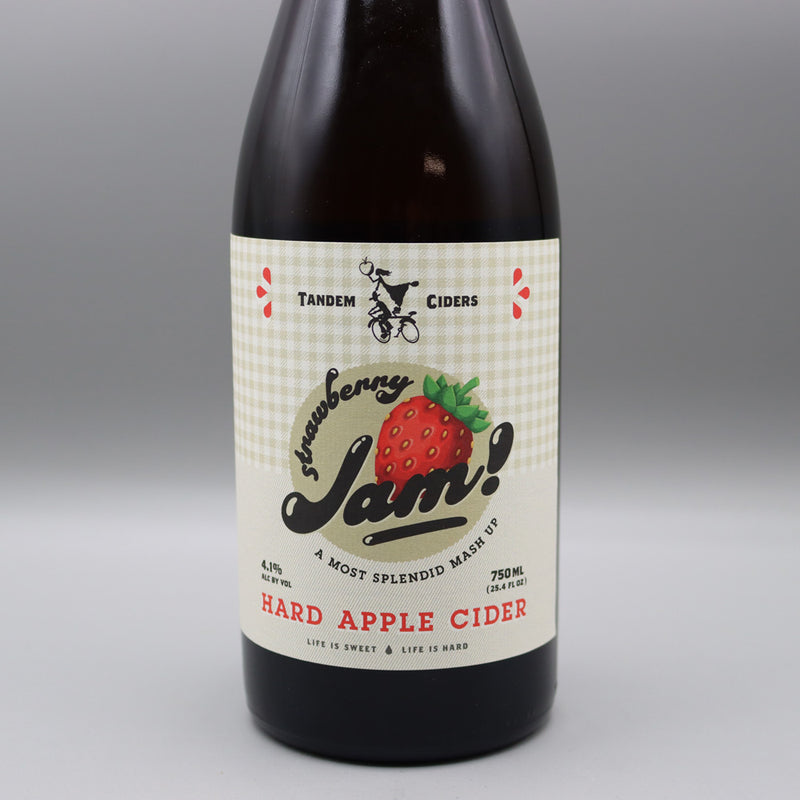 Tandem Hard Cider Strawberry Jam 750ml.