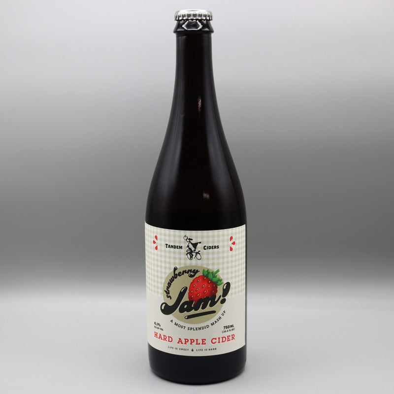 Tandem Hard Cider Strawberry Jam 750ml.