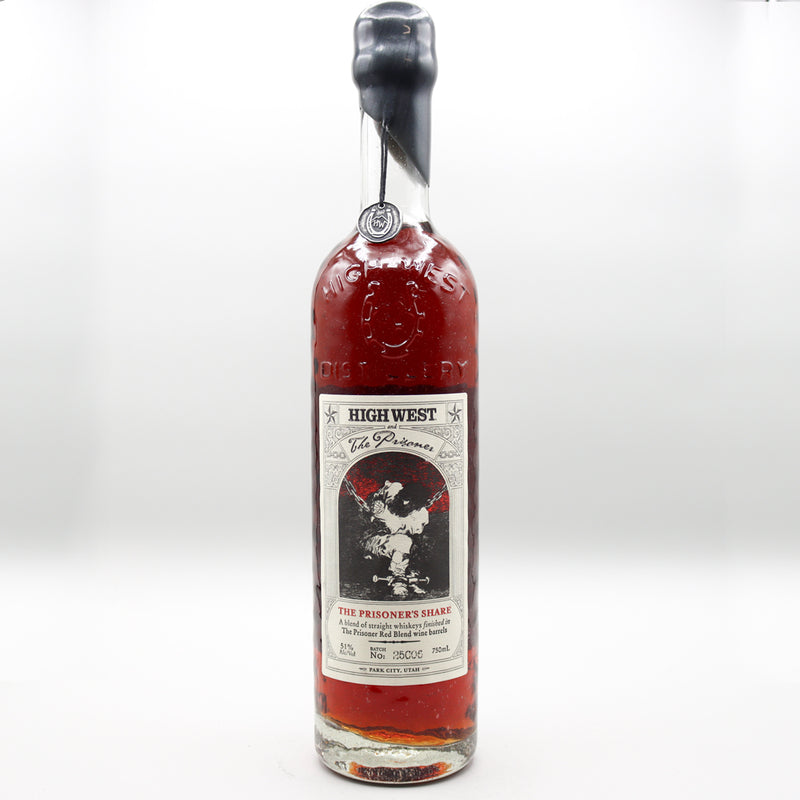 High West The Prisoner's Share Whiskey 750ml.